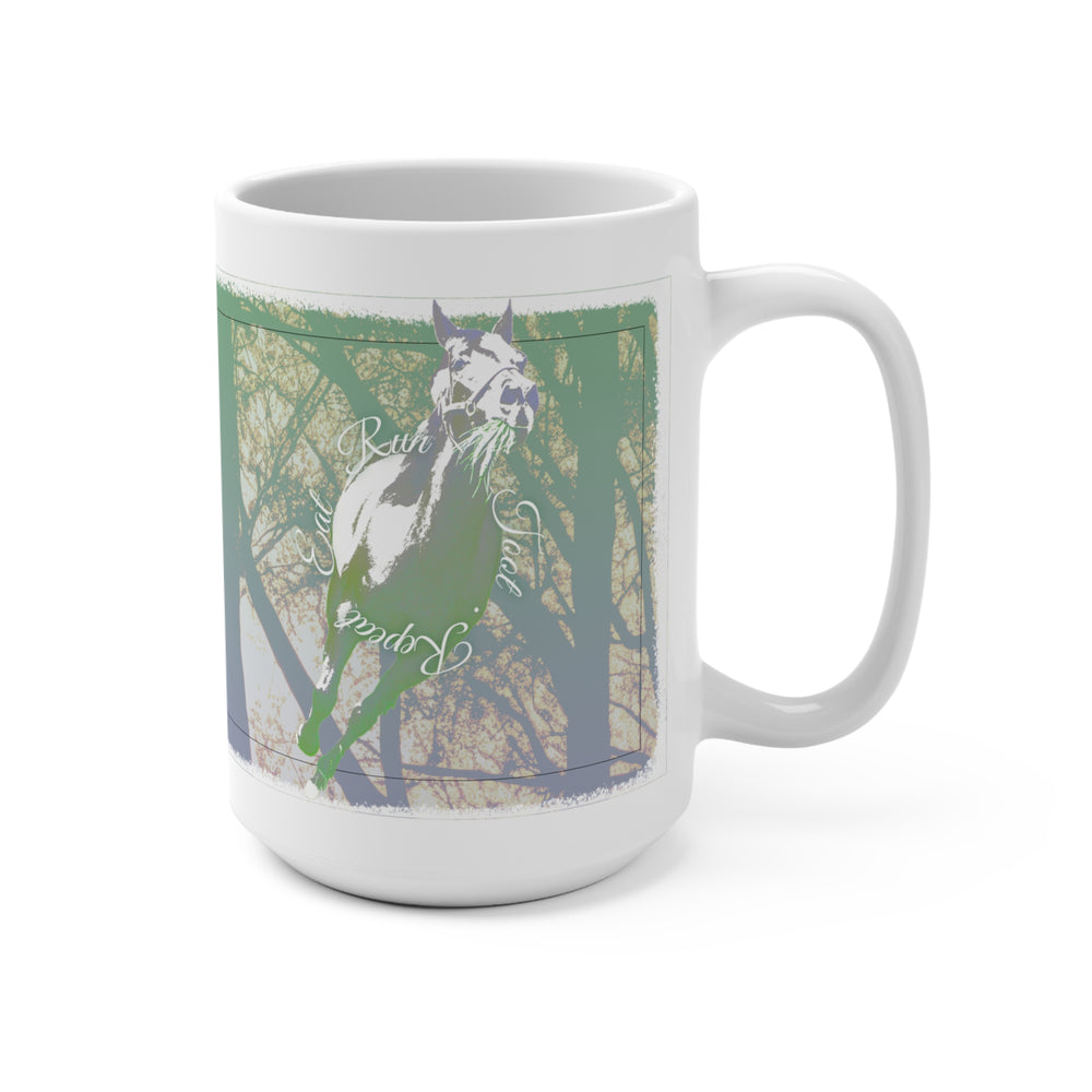 
                  
                    Load image into Gallery viewer, Eat Run Toot Repeat Mug 15oz Lefty
                  
                