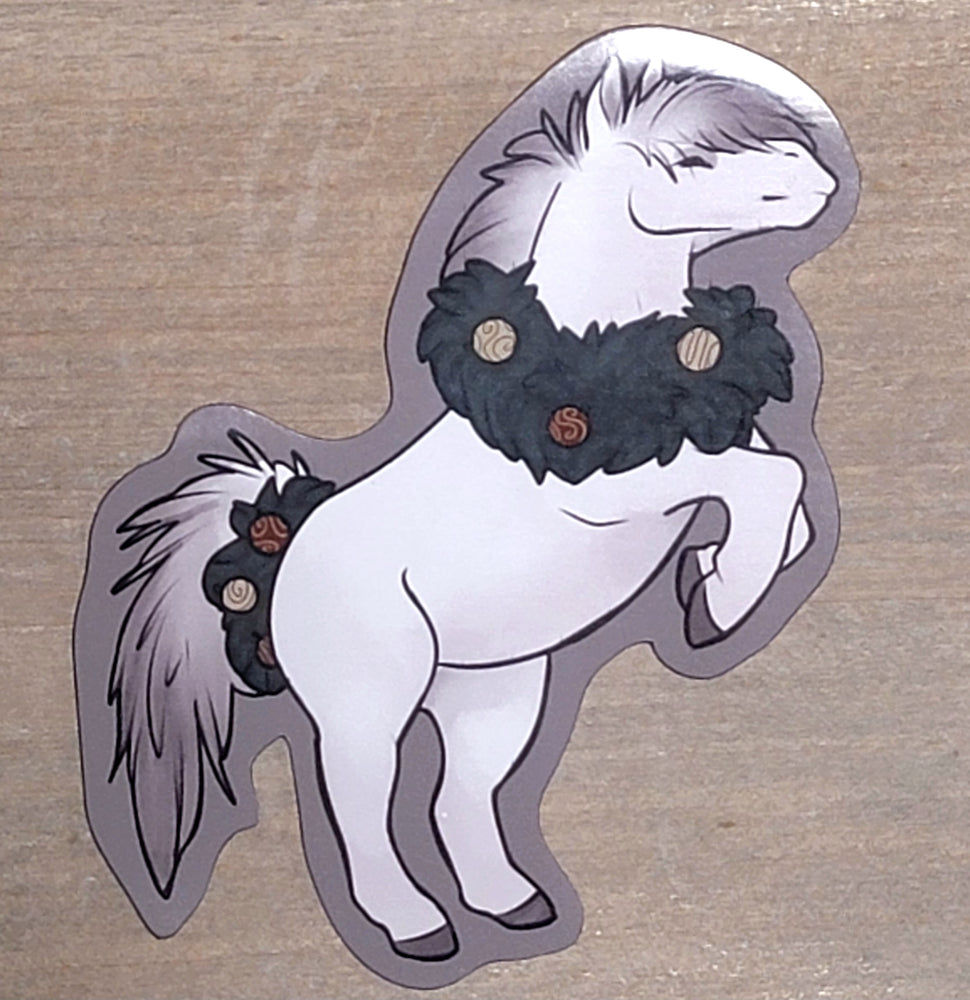 Wreath Pony Magnet