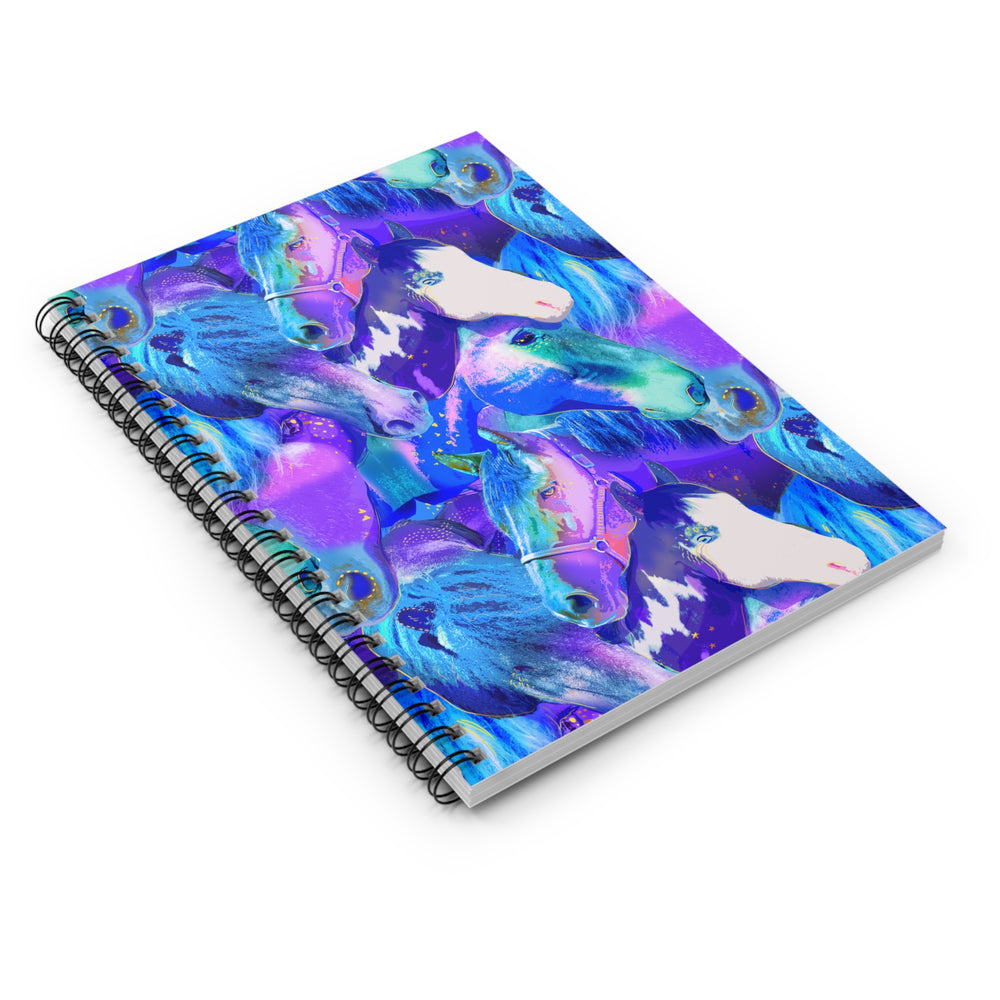 
                  
                    Load image into Gallery viewer, Blue Herd Spiral Notebook - Ruled Line
                  
                