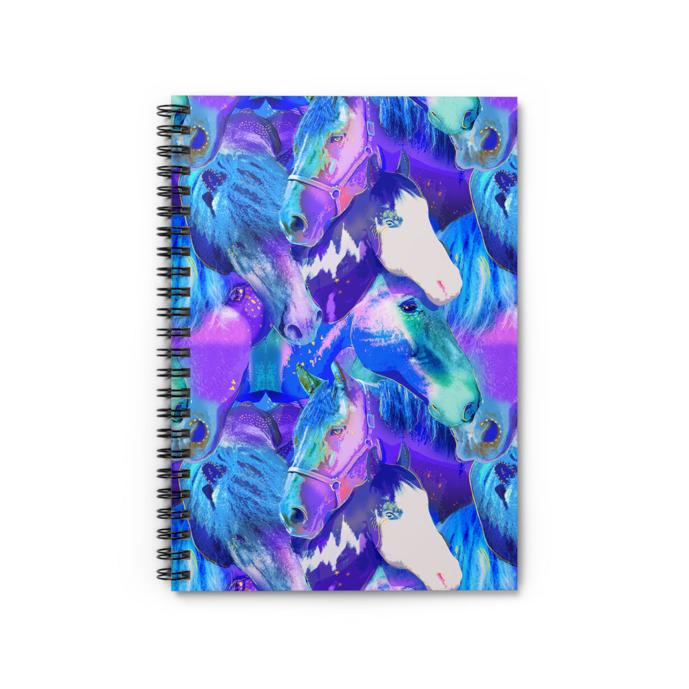 
                  
                    Load image into Gallery viewer, Blue Herd Spiral Notebook - Ruled Line
                  
                